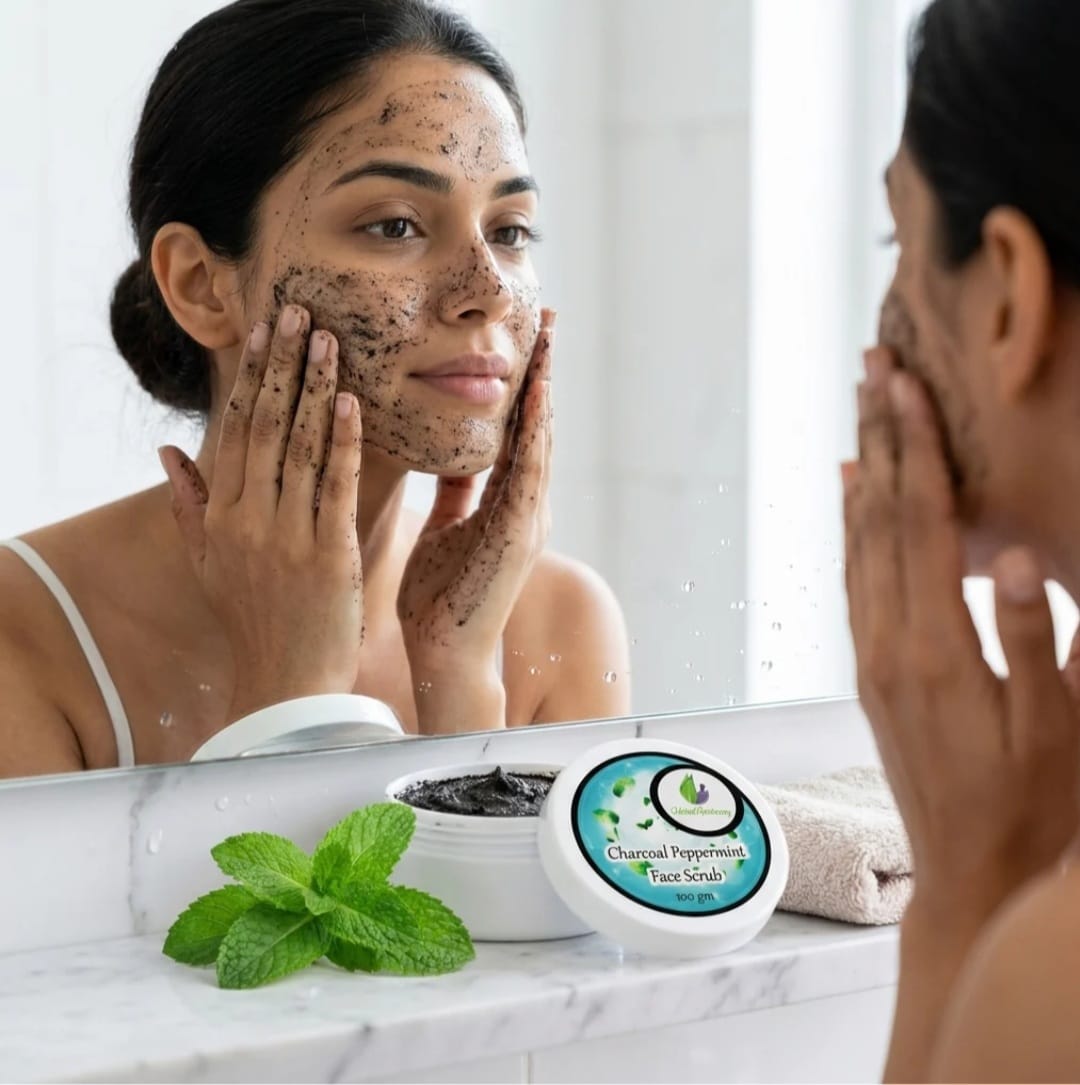 Charcoal Peppermint 2 in 1 Face Scrub & Mask 100gm