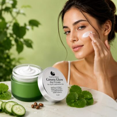 green glow day cream