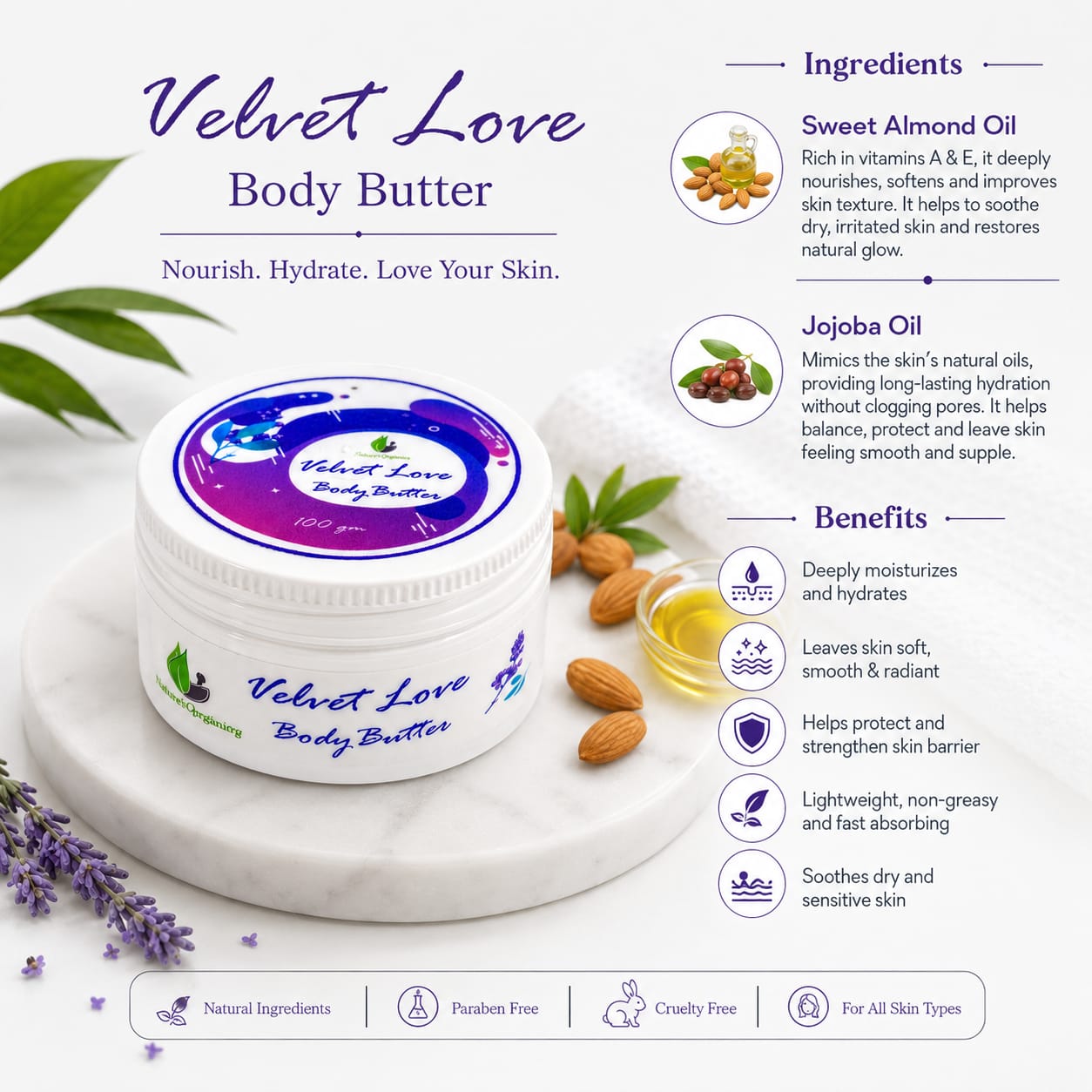 Velvet Love Body Butter-100 gm - Image 5