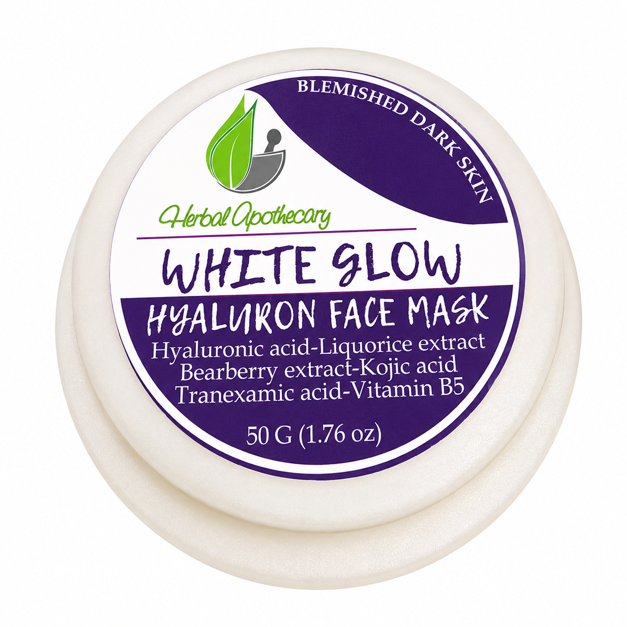 White Glow Hyaluron Face Mask - Image 2